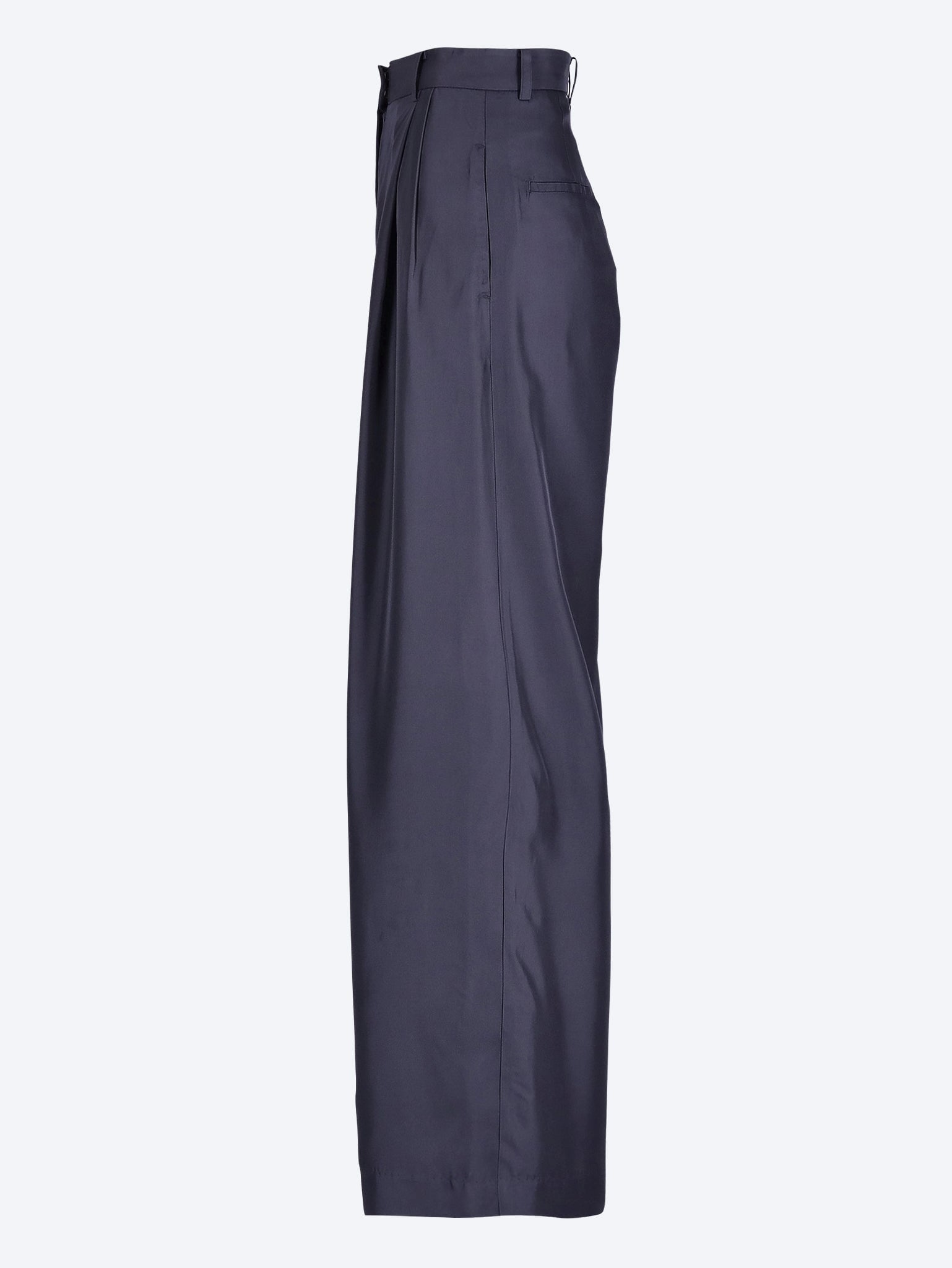 Marfa fluid twill pleated pants 2