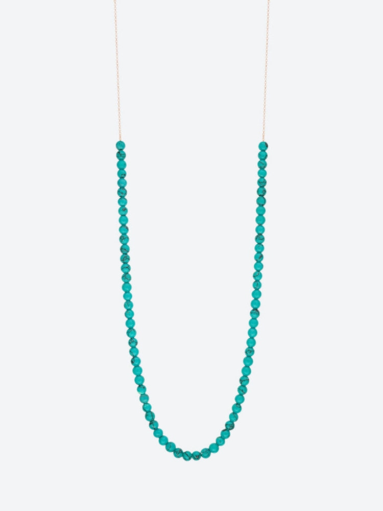Maria mini turquoise boulier 43cm necklace 1