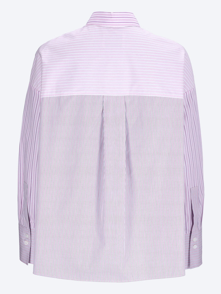Marie-patch patchwork shirt 3