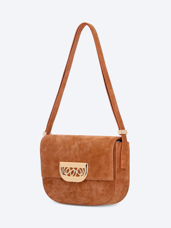 Martin cross body suede handbag
