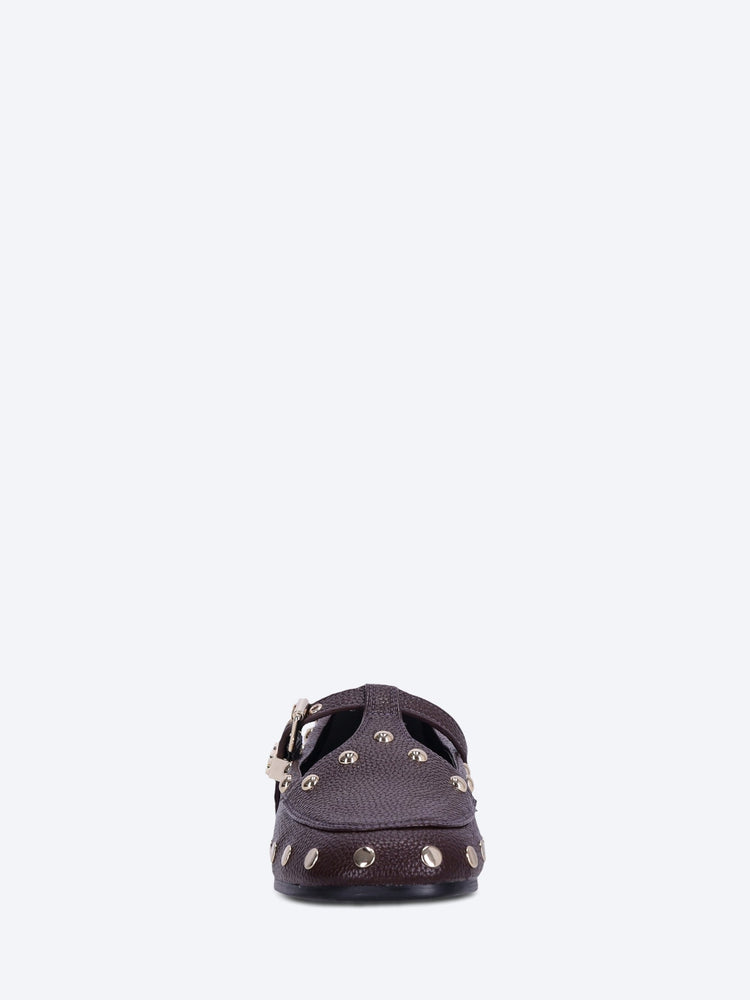Mary Jenny hat genarbte Ballerinas mit Nieten 3