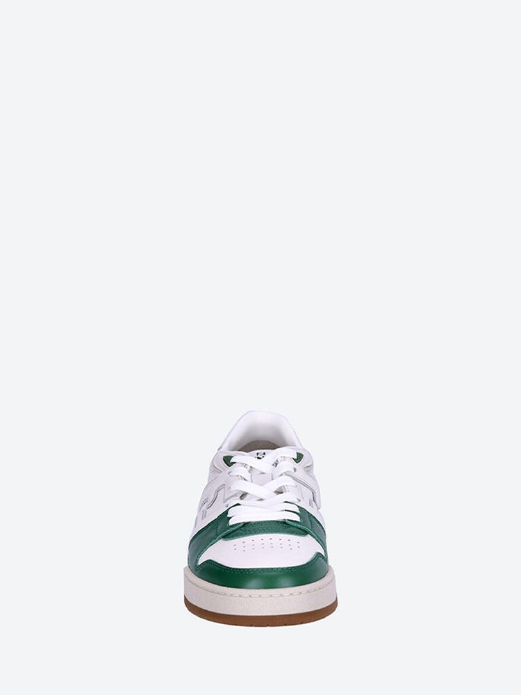 Match logo leather sneakers 3