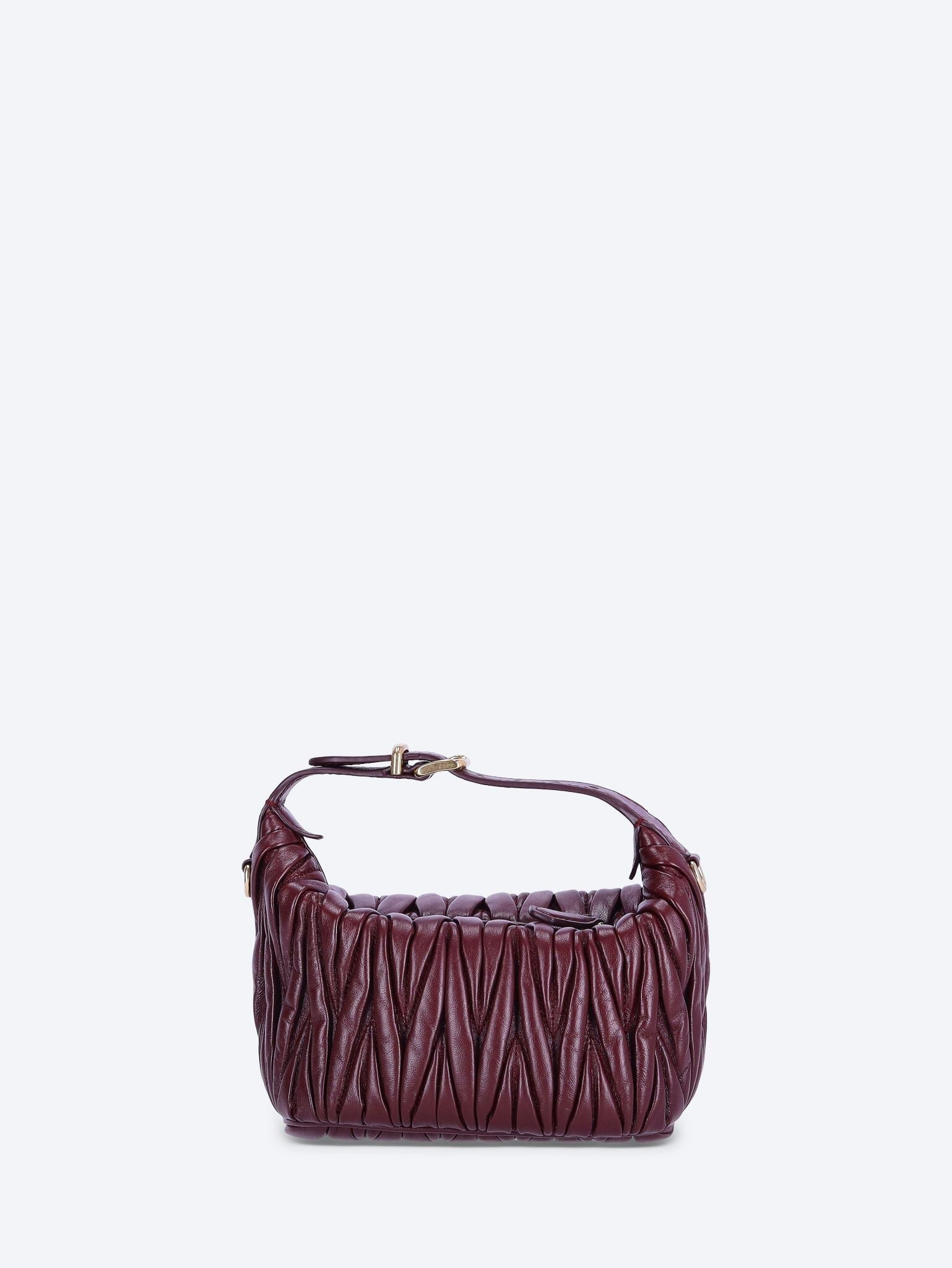 Matelasse nappa leather pouch 4