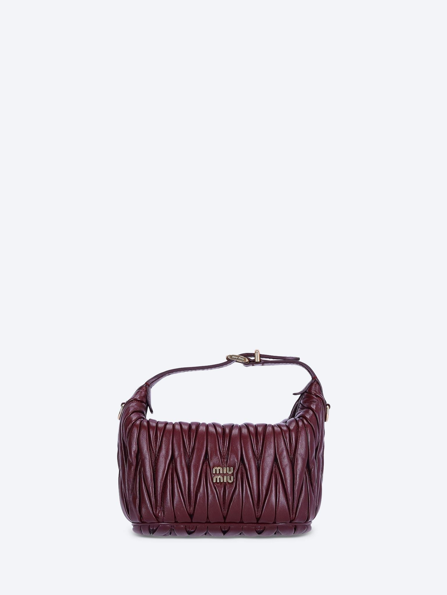 Matelasse nappa leather pouch 1