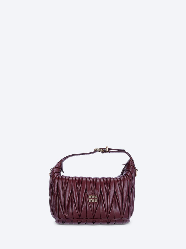 Matelasse nappa leather pouch 1