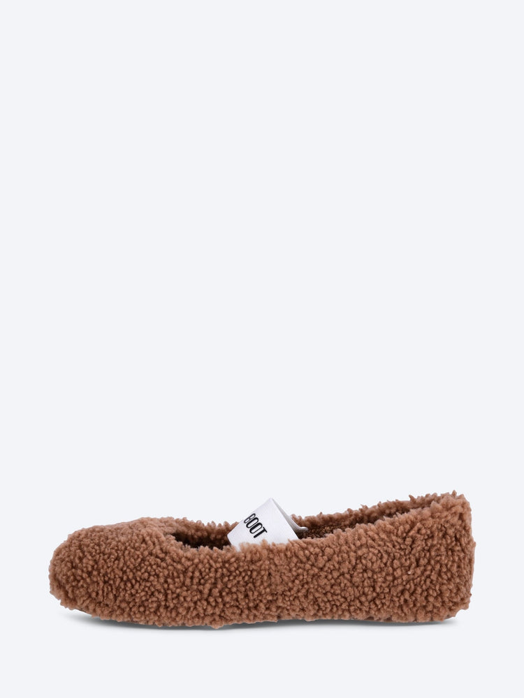 Mb shearling ballerinas 4