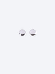 Medallion silver earrings ref: