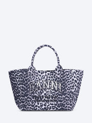 Medium trapeze printed sequin tote bag ref: