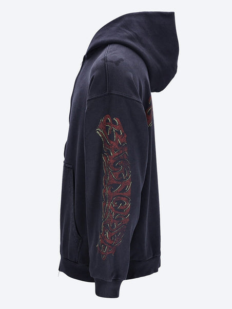 Medium zip-up long sleeves hoodie