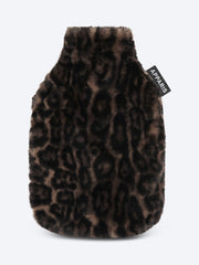 Meena hot water bottle dark leopard ref: