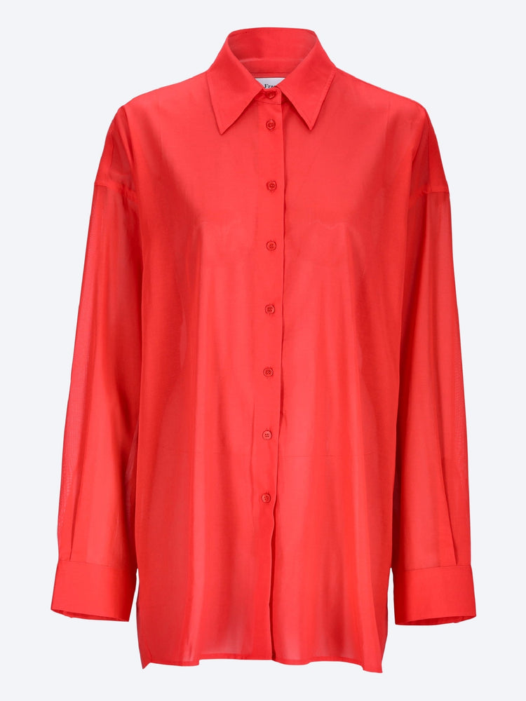 Melia open-back shirt 1