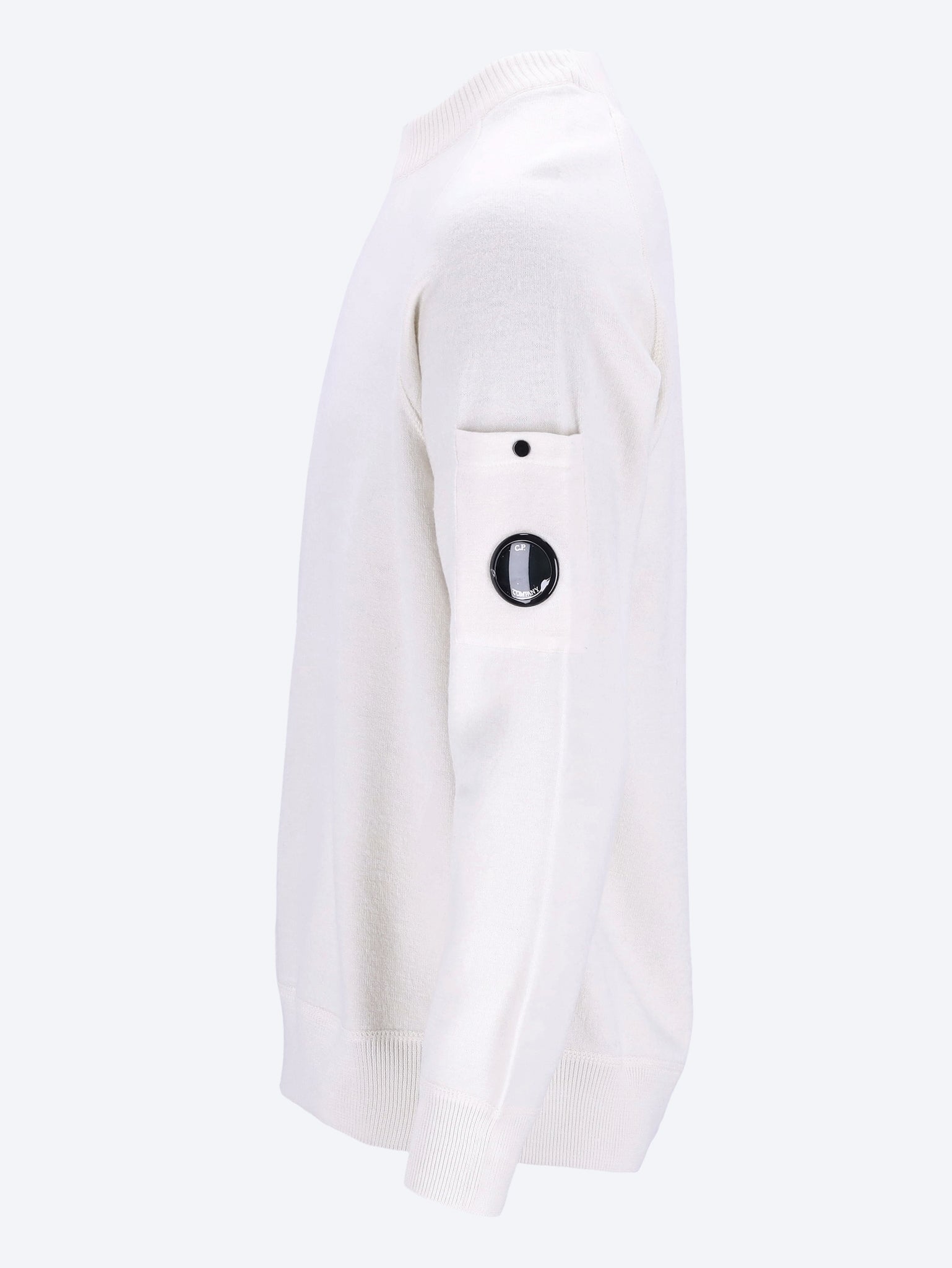 Merino wool felted crewneck sweater 2