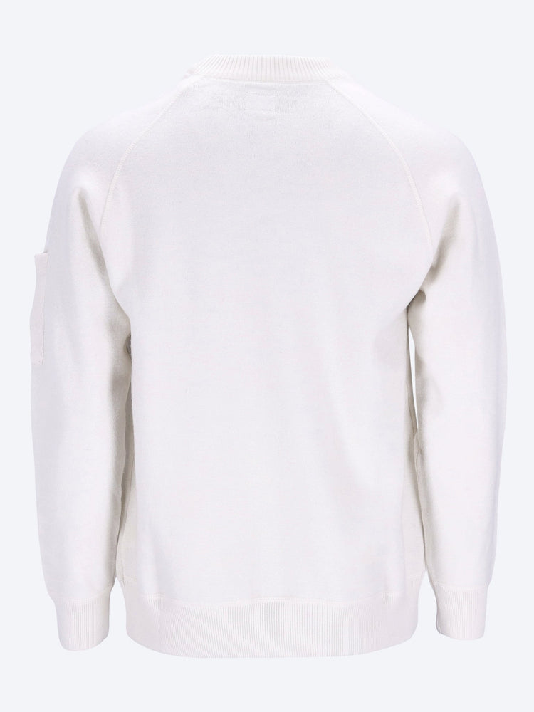 Merino wool felted crewneck sweater 3