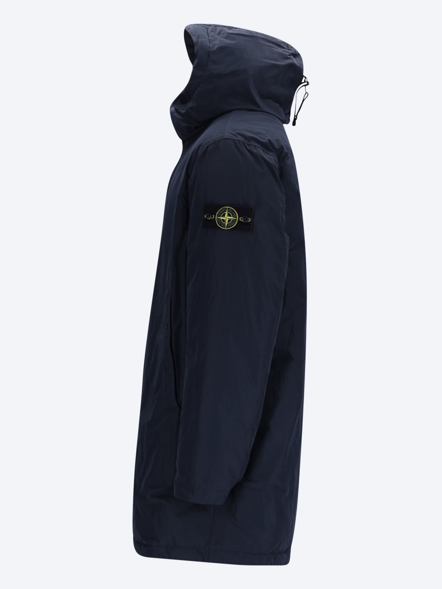 Parka longue en polyester recyclé micro twill 2
