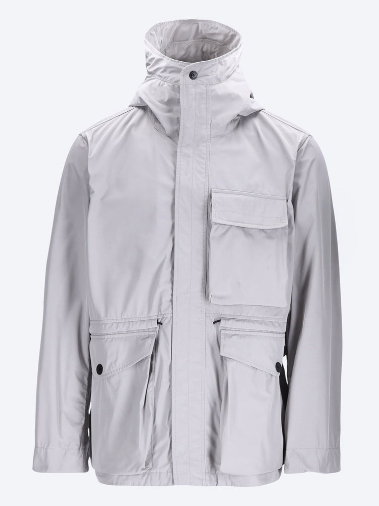 Kurzer Parka aus Mikrotwill 1