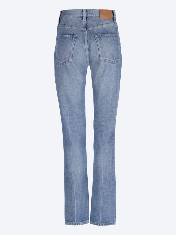 Gerade Jeans mit mittelhohem Bund 3