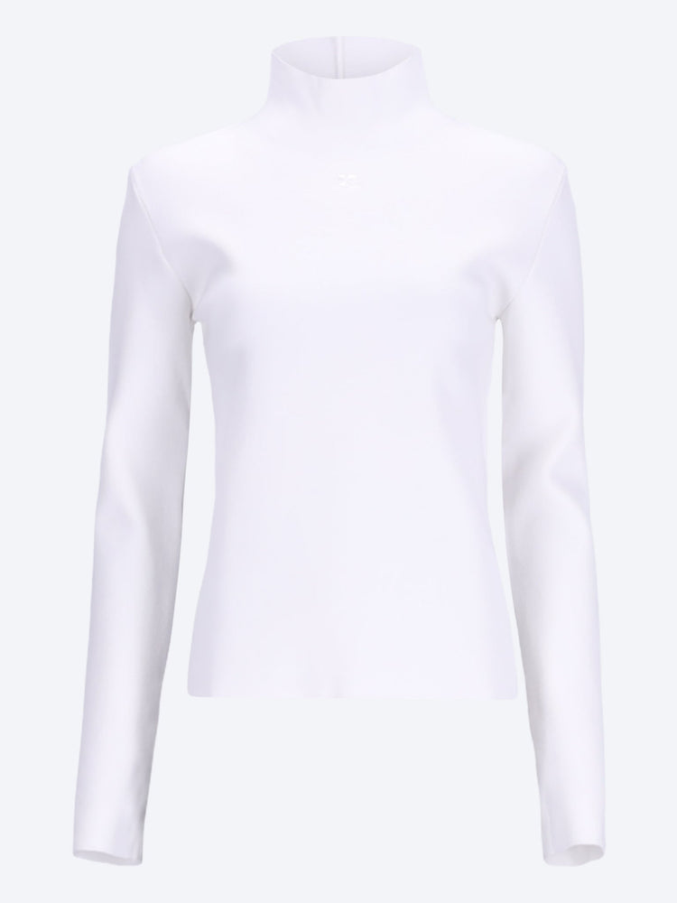 Milano knit mockneck sweater 1