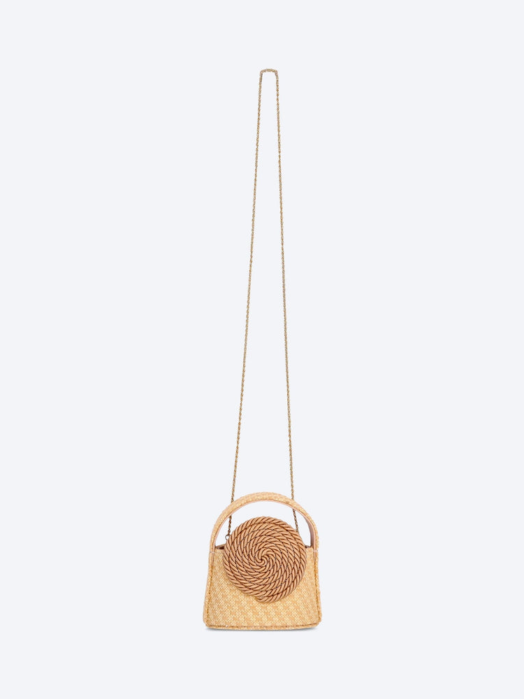 Mini gunther passementerie straw handbag 3