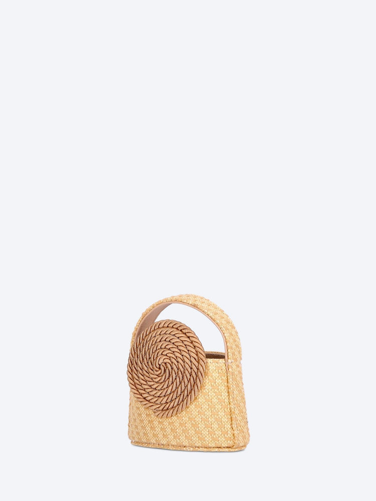 Mini gunther passementerie straw handbag 2