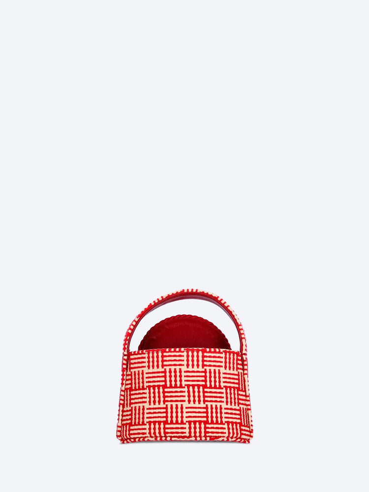 Mini gunther passementerie straw handbag 5