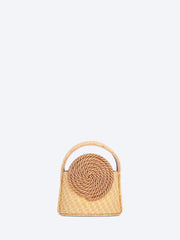 Mini gunther passementerie straw handbag ref: