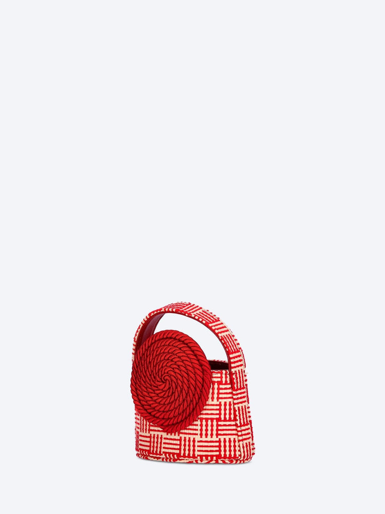 Mini gunther passementerie straw handbag 2
