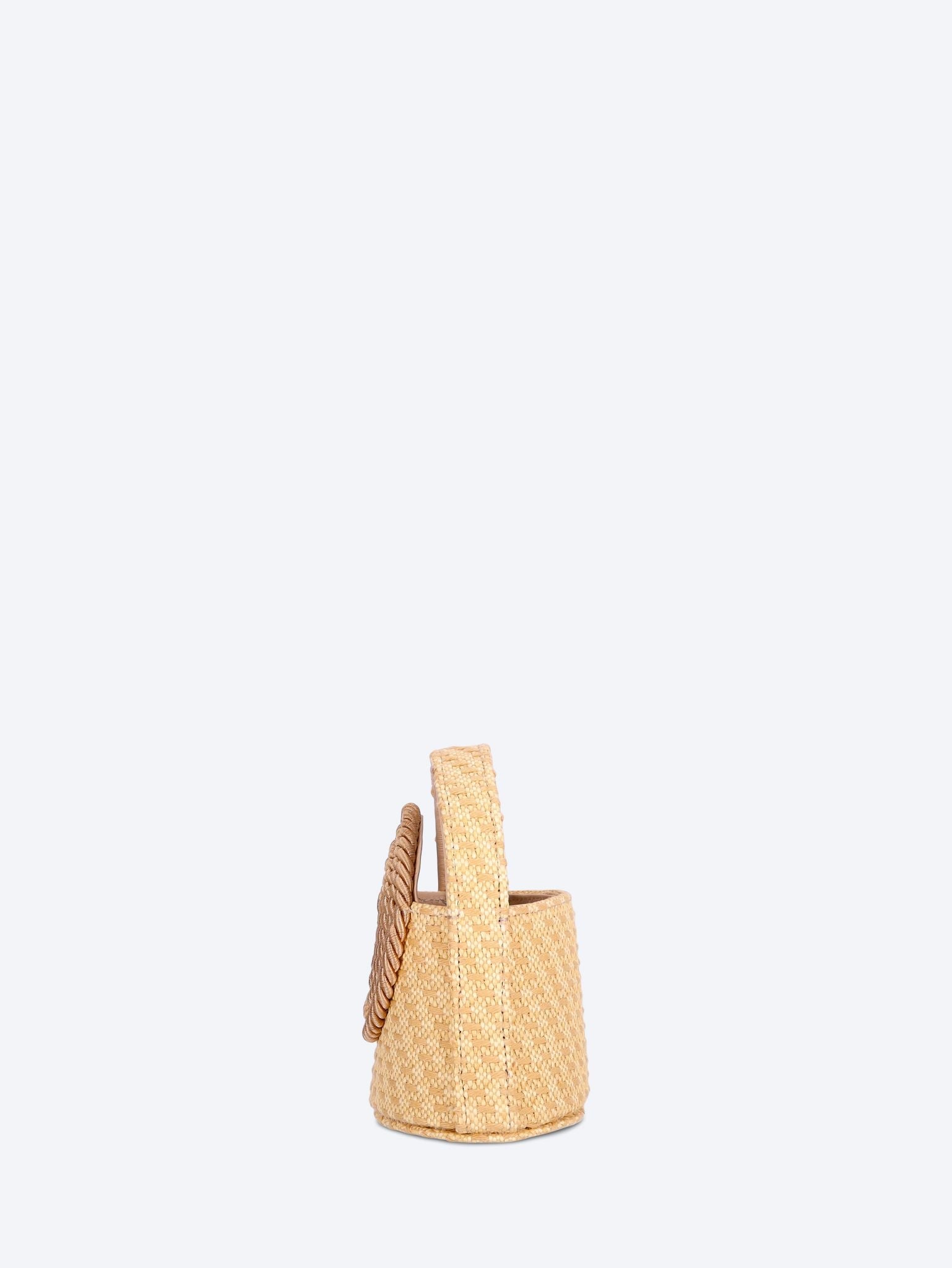 Mini gunther passementerie straw handbag 4