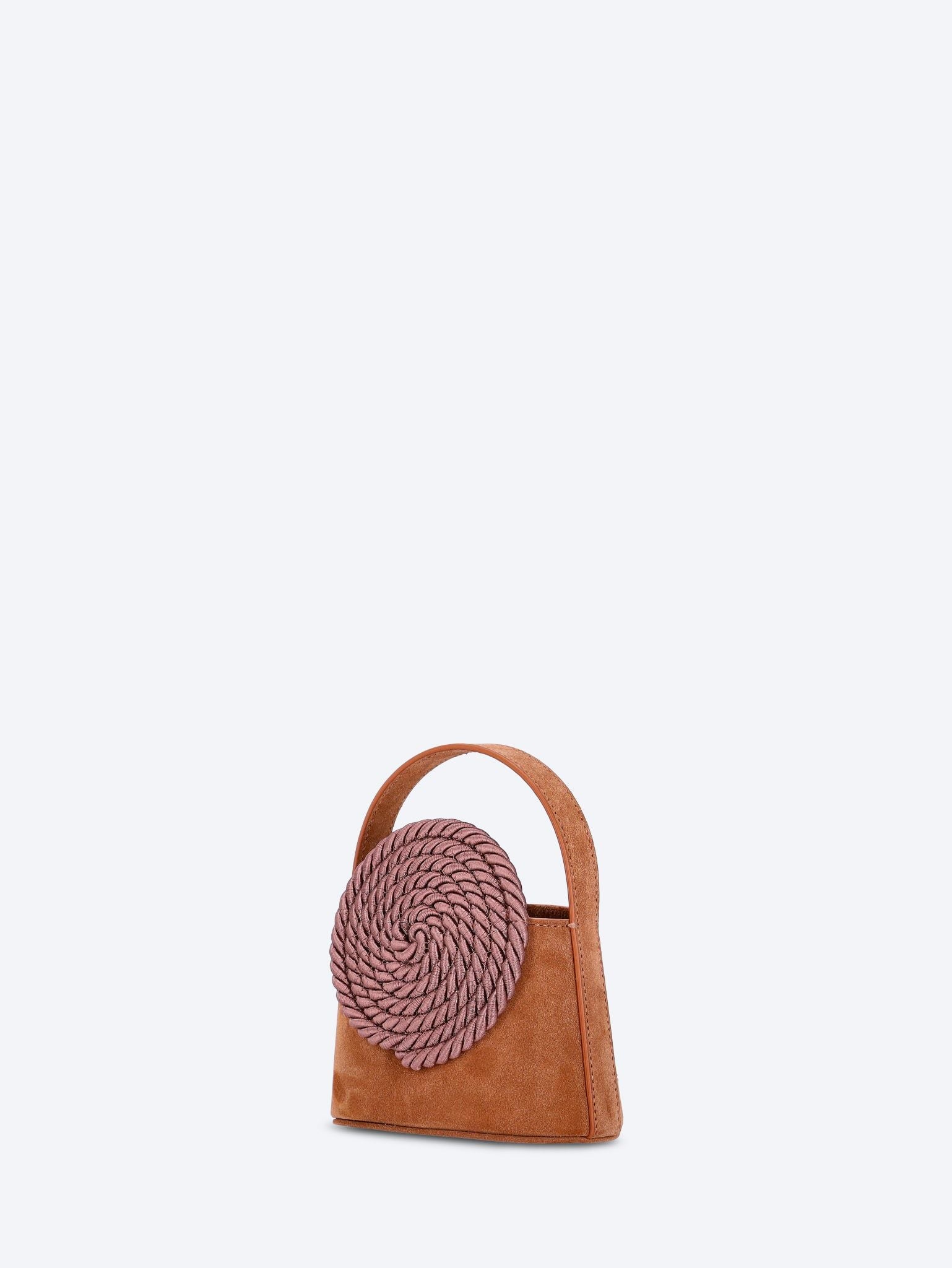 Mini gunther suede handbag 2
