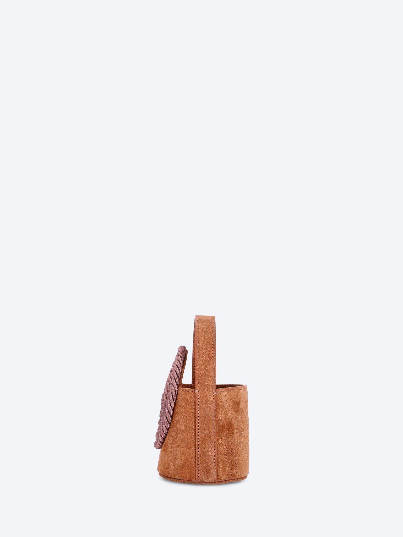 Mini gunther suede handbag 4