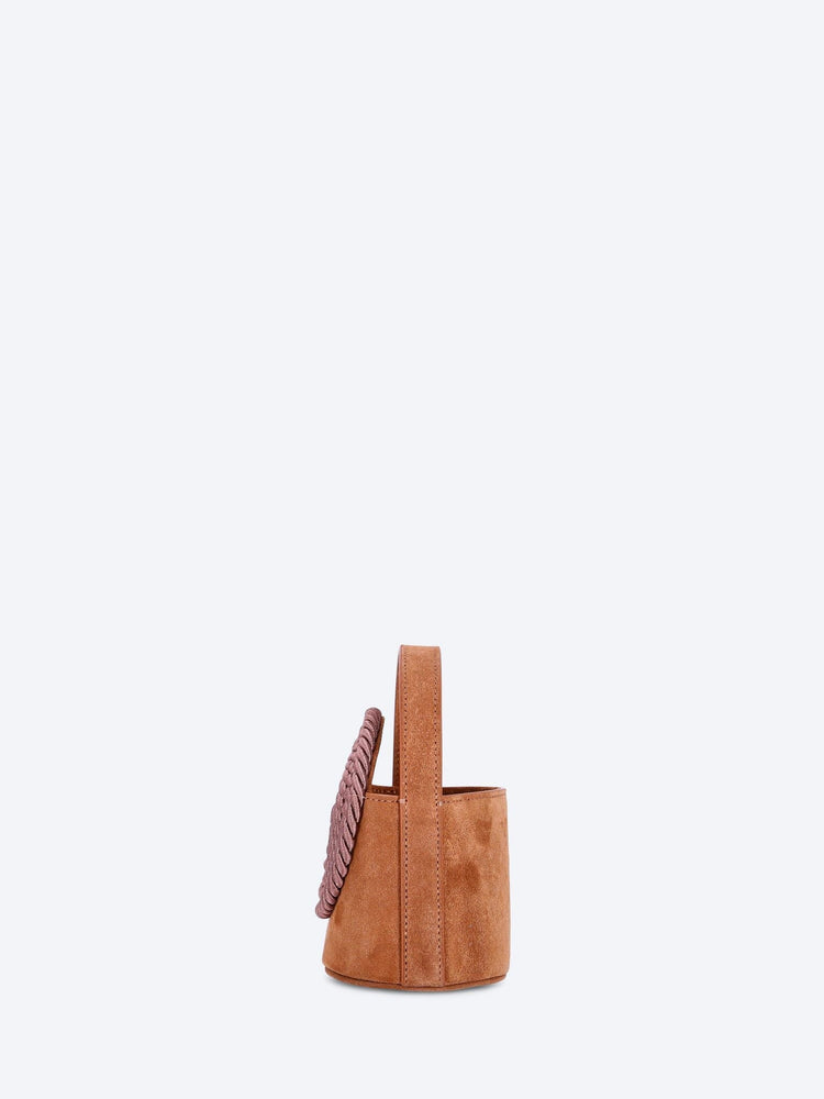 Mini gunther suede handbag 4