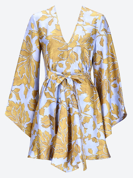 Mini magnifico silk twill dress