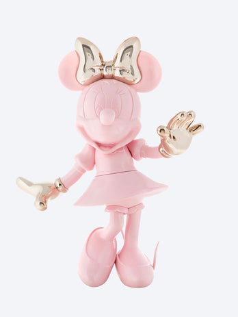 Minnie welcome pink & chromed rose gold