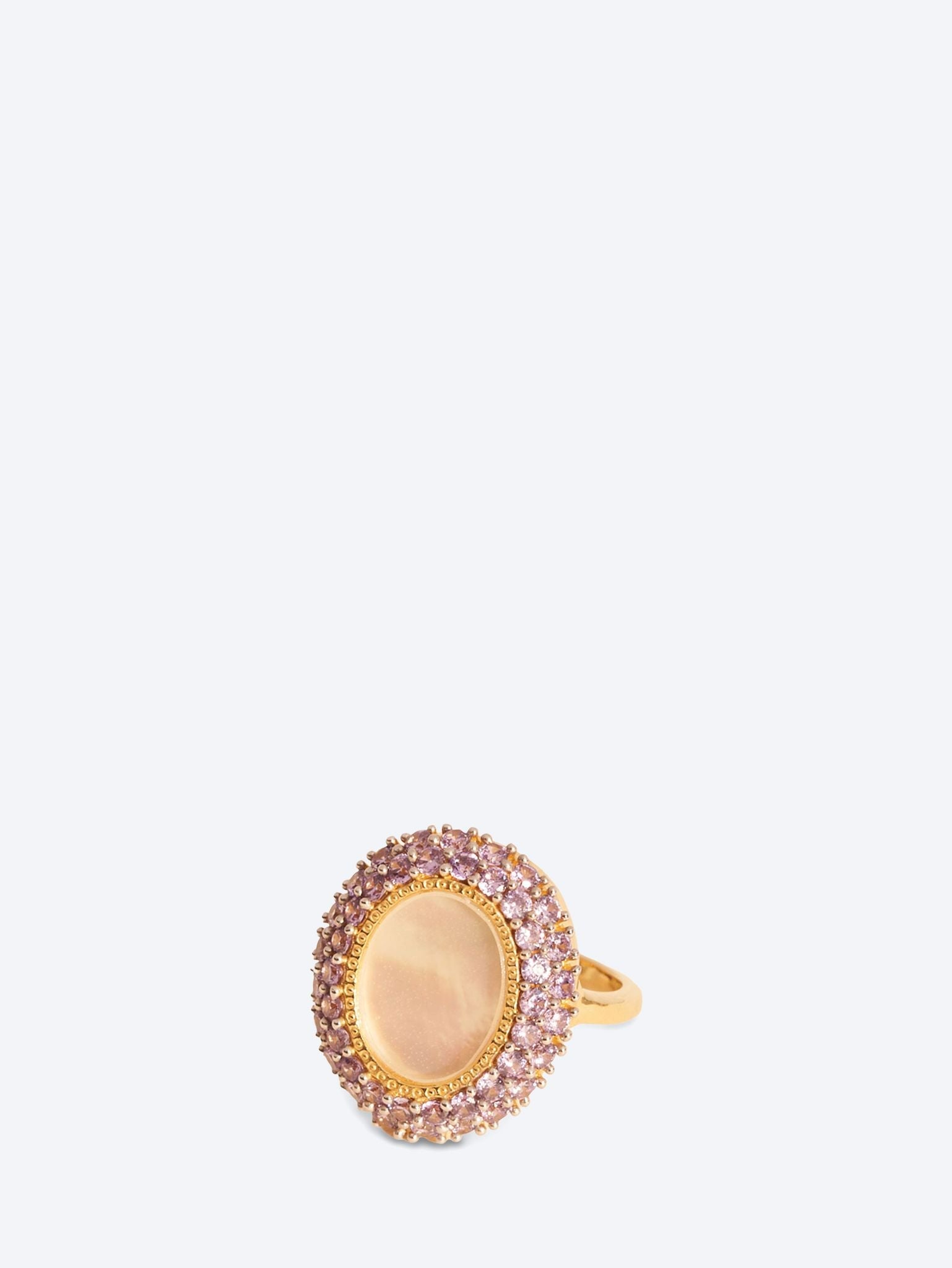 Mirage Ring Nacre - Zircons Violet 1