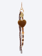 Mirco brown and heart brown bag jewel 30cm ref: