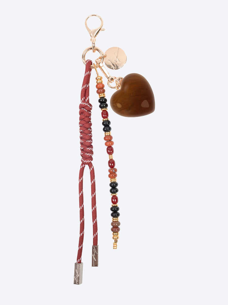 Mirco purple and heart brown bag jewel 30cm 2