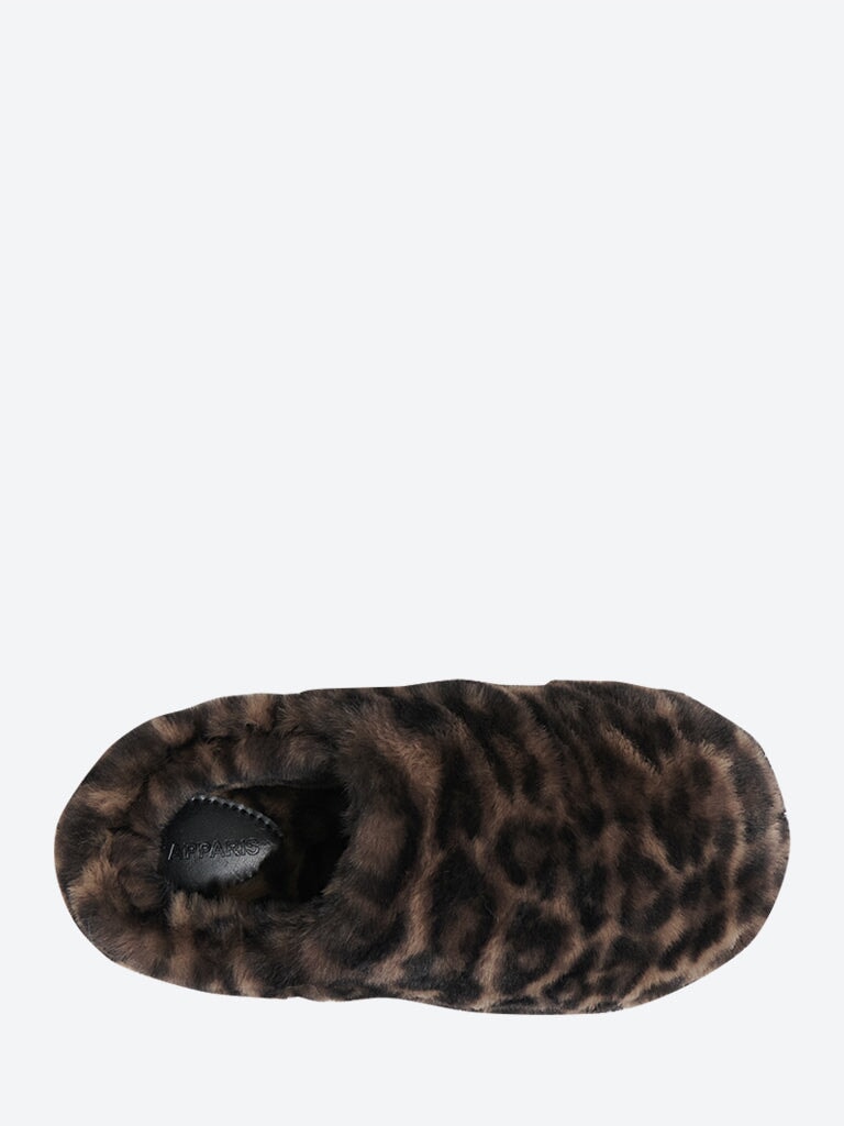 Misha Slippers Dark Leopard 2