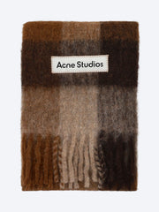 Mohair checked scarf ref: