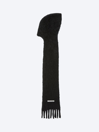 Kapuzenschal aus Mohair
