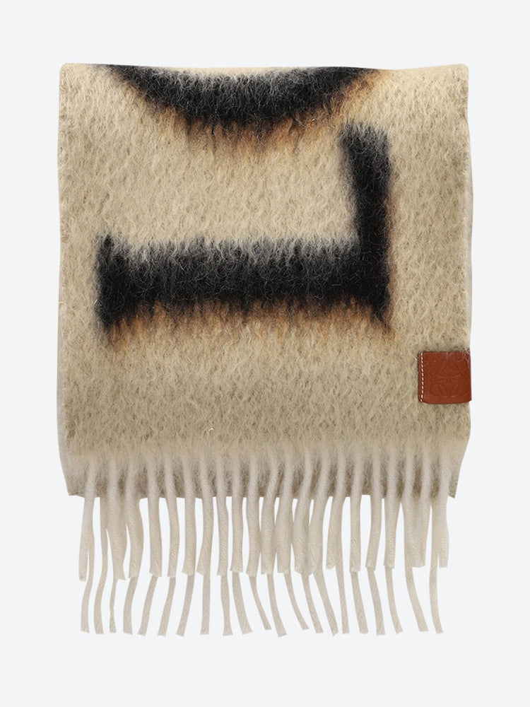 Mohair wool 23x185 loewe scarf 1