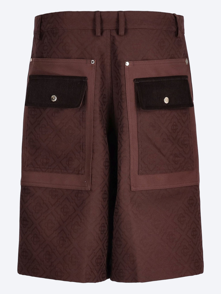 Monogram cargo shorts 3