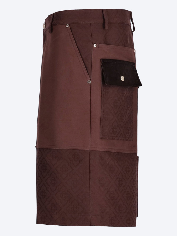 Monogram cargo shorts 2
