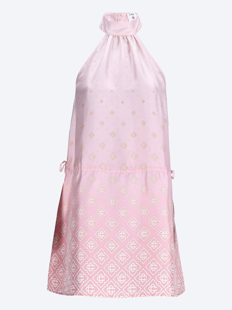 Monogram degrade silk dress 1