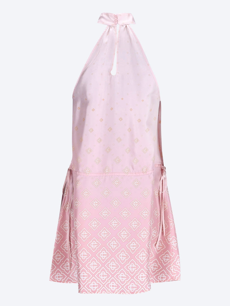 Monogram degrade silk dress 3