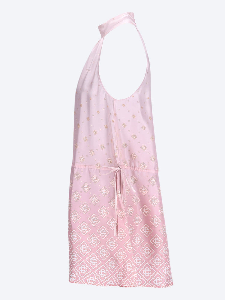 Monogram degrade silk dress 2