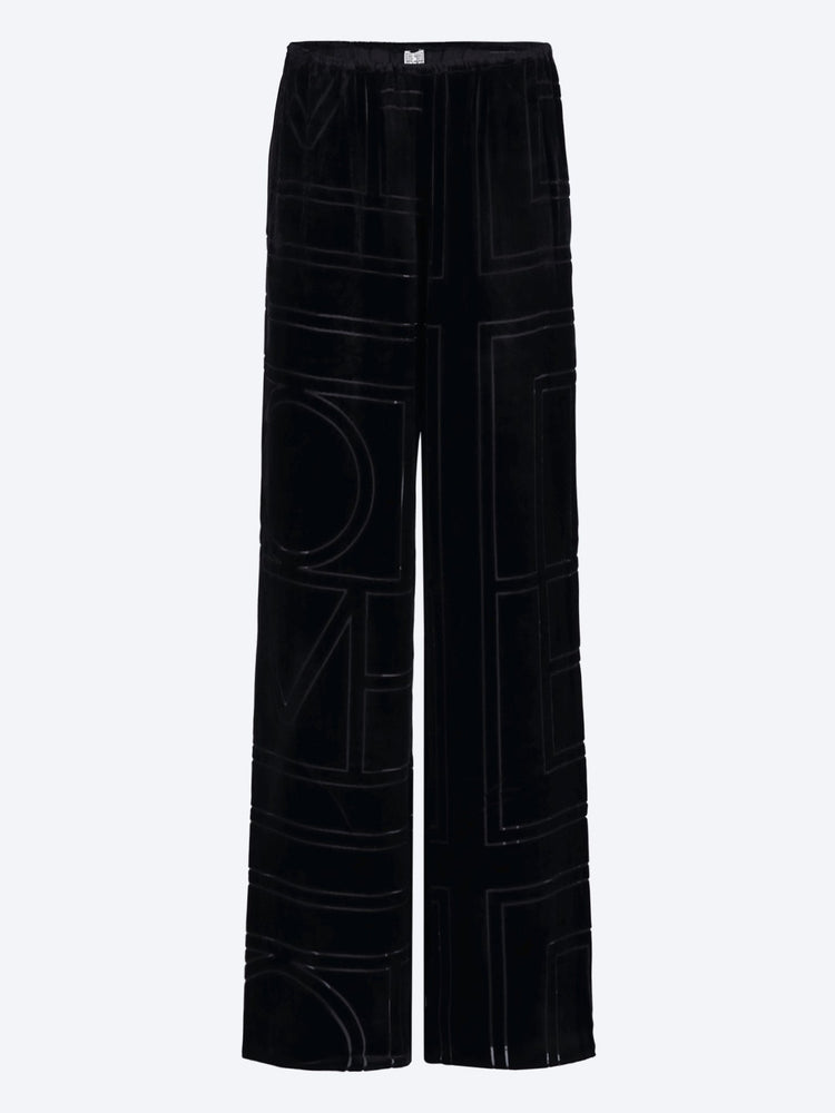 Monogram devore pj pants 1