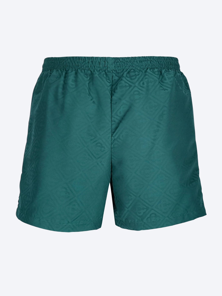 Badeshorts mit Monogramm-Jacquardmuster 3