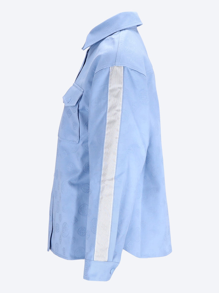 Monogram oversized shirt 2