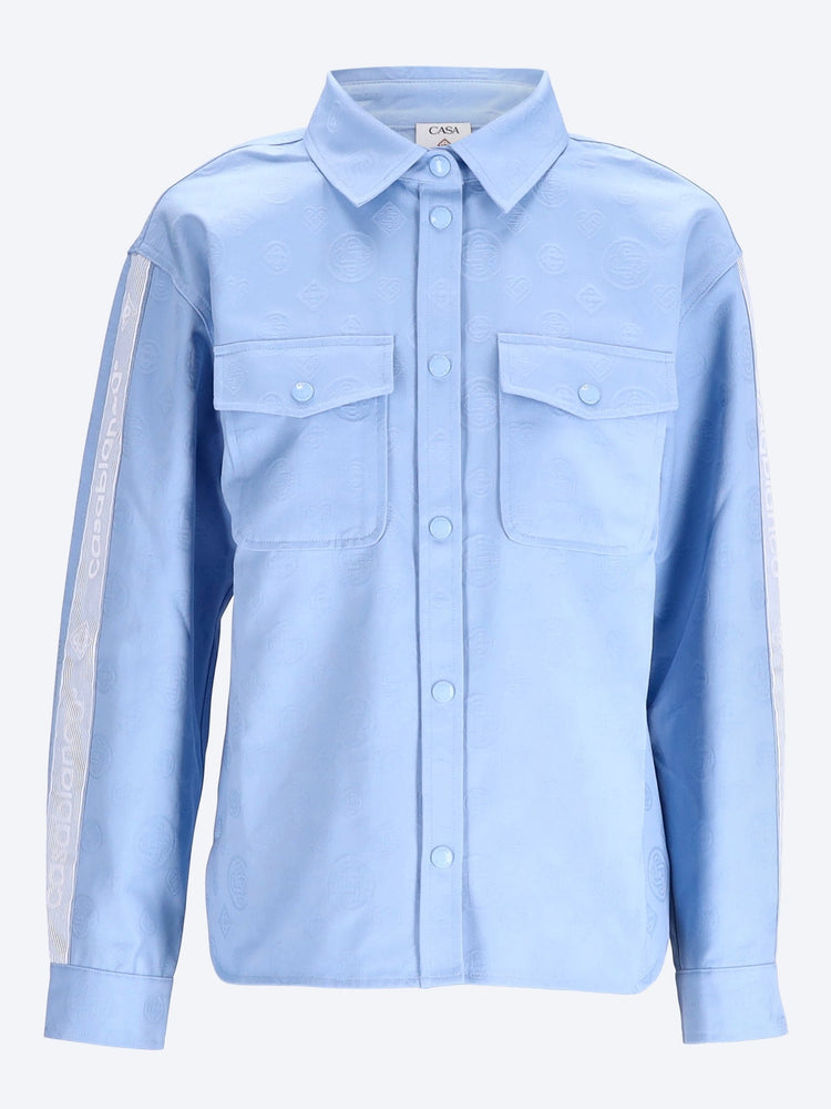 Monogram oversized shirt 1