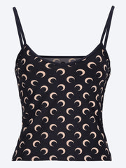 Moon printed jersey straps top ref: