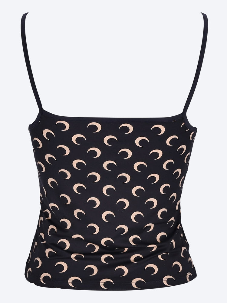 Moon printed jersey straps top 3